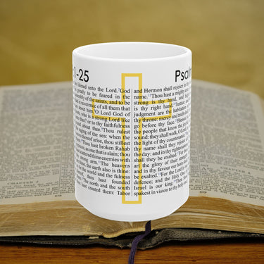 Psalm 89 1-25 Full Text - 15oz Coffee Mug